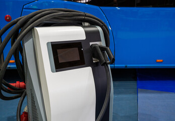 Portable EV charge point for electric bus and car