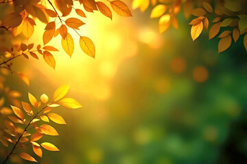 Obraz premium Nature’s Golden Glow