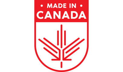 Made In Canada Logo - Technology Maple Leaf