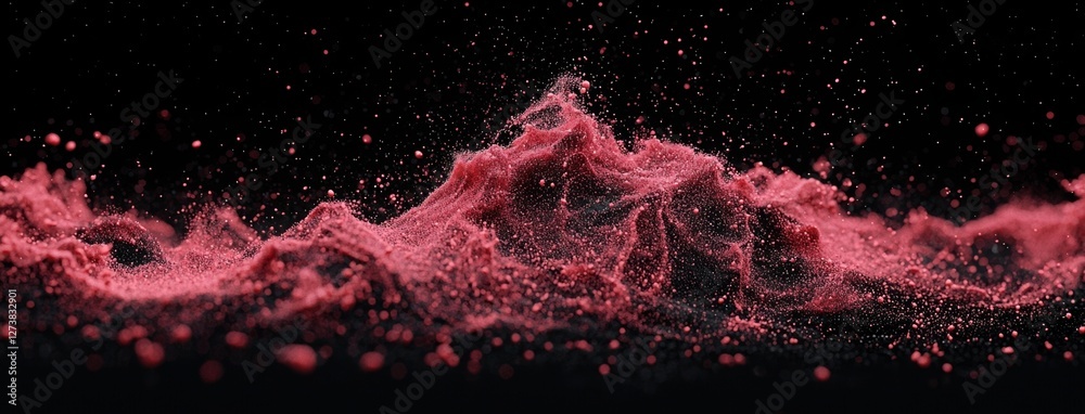 Poster a 3d rendering depicts an abstract musical background with an equalizer displaying sound waves along