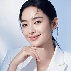 Announcer, weathercaster, model, woman, career woman, CF model, rain, snow, weather, summer, spring, fall, yoga