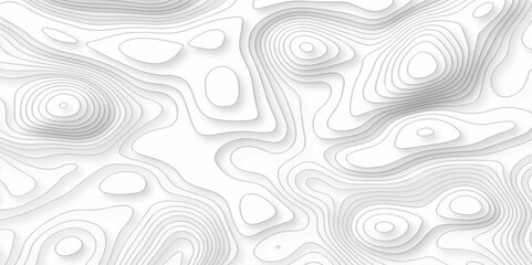 Abstract background vector illustration Topographic map background with geographic line. Line map wave contour background. Seamless lines map patterns, topography line map. Vintage outdoors style.