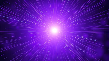 Obraz premium Vibrant pink and purple hues burst with star-like rays of light