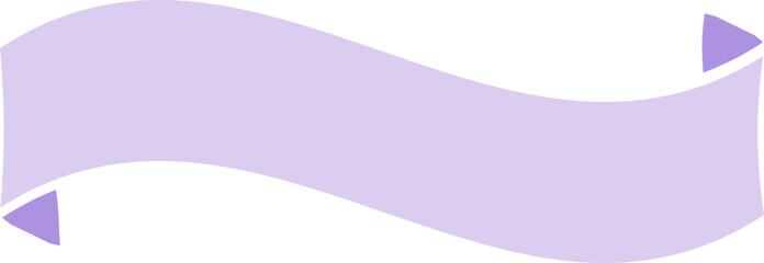 Soft Purple Pastel Ribbon