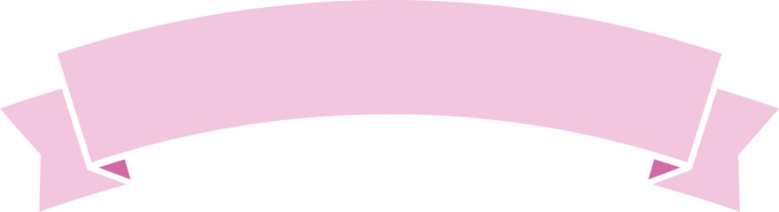 Soft Pastel Pink Ribbon