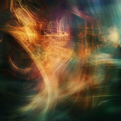 abstract background Concept. Abstract Cosmic Nebula Light Painting Artwork.