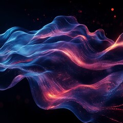Fototapeta premium abstract background Concept. Abstract Nebula Swirls Cosmic Energy Flow.
