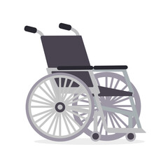 Fototapeta premium Wheelchair Icon. Medical or Healthcare theme symbol vector illustration isolated on white background.