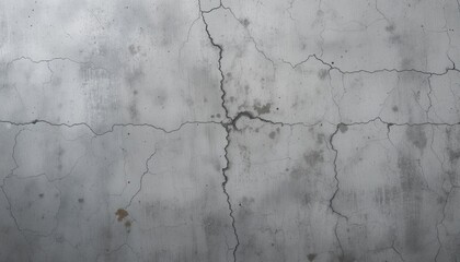 Fototapeta premium Cracked concrete texture urban environment image industrial setting close-up structural integrity