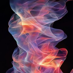 Naklejka premium abstract background Concept. Abstract Swirling Nebula Colorful Light Energy Flow.