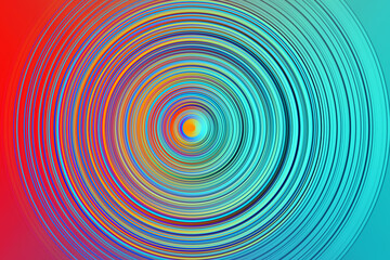Abstract radial motion blur in blue, lilac, red tones . smooth blue red circular blur in the form of a swirl background texture, radial blur, abstract rotation, funnel