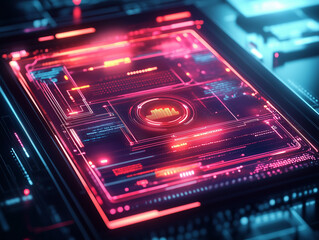 Obraz premium abstract technology background