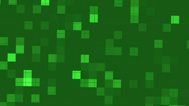 Green overlay pixelated background ideal for digital design projects, website banners, social media graphics, tech presentations, and game development.