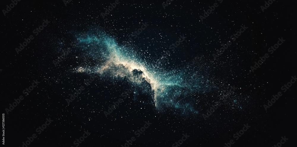 Poster a futuristic and energetic visual effect is created by an abstract, dynamic blue background that fea