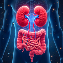 The complex landscape of the human gastrointestinal tract and Kidneys