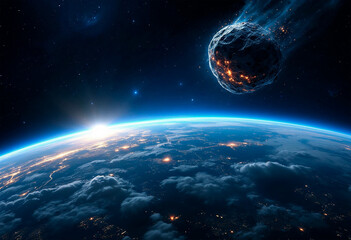 El asteroide 2024 YR4 se dirige hacia la tierra.