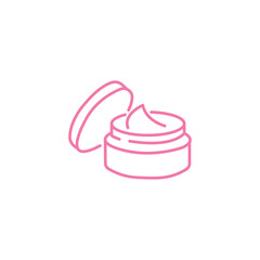 Moisturizing Cream Icon for Skincare Products