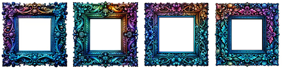 Handcrafted Ornate Frame set– Elegant & Decorative Borders