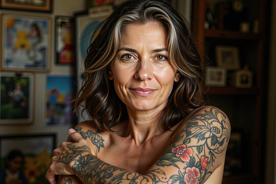 Ai donna matura con tatuaggi 05