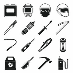 Welding Safety and Tools Icon Pack