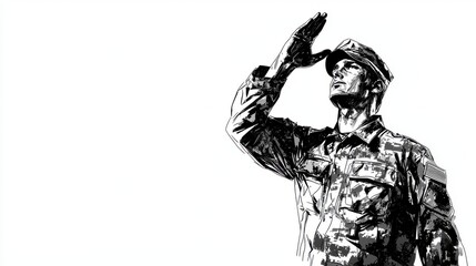 Tribute to Valor: A Soldier's Salute