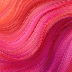 Obraz premium Abstract Flowing Waves in Soft Pink and Coral Tones Creating a Dreamy Background Design