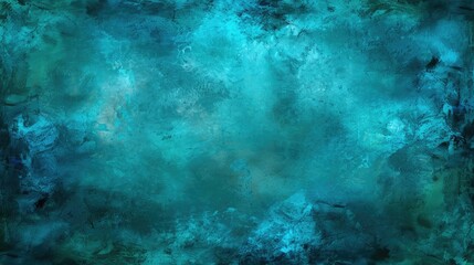 Fototapeta premium Abstract Turquoise Textured Background with Soft Blending of Colors for Creative Use