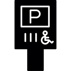 Disabled Parking Sign Icon
