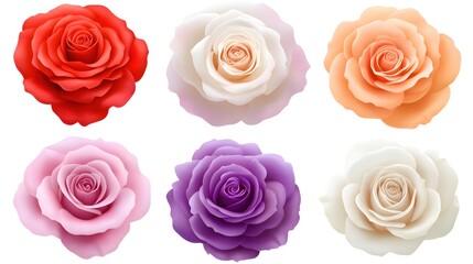 Pastel Roses in Full Bloom A Symphony of Color and Beauty for Floral Design Projects