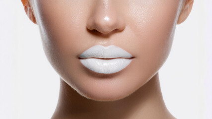 Gesicht / Frau / Lippen