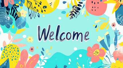 Welcome Slide - Beauty and Colorful