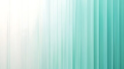 Obraz premium Abstract Teal and White Vertical Lines Gradient Background