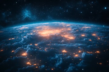 Fototapeta premium Global Internet and High Speed Data Communication