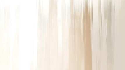 Abstract Beige and White Vertical Stripes Artwork
