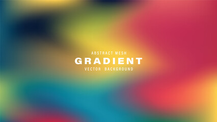 Abstract Mesh Gradient Vector Background Design Template Colors
