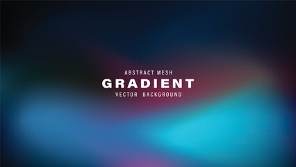 Abstract Mesh Gradient Vector Background Design Template Teal Blue
