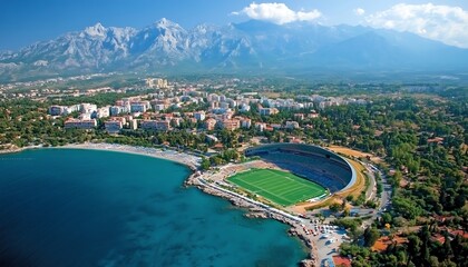 Fototapeta premium Coastal Stadium, Mountain View