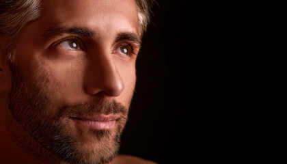 Close-Up of a Person Deep in Thought