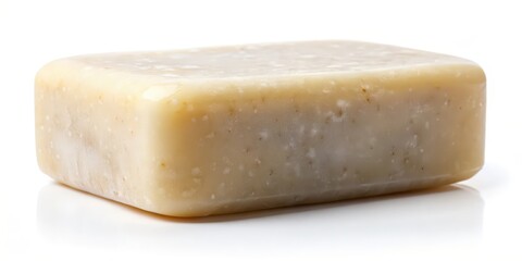 Bar of Soap on White Background