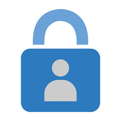 Encrypted Lock & Personal Data Protection Icon