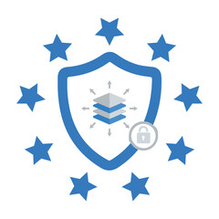 EU GDPR & Data Protection Icon