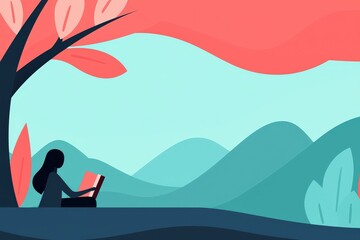 Cherry Blossom Viewing in Japan Relaxing in Nature's Beauty Amidst Sakura Blooms