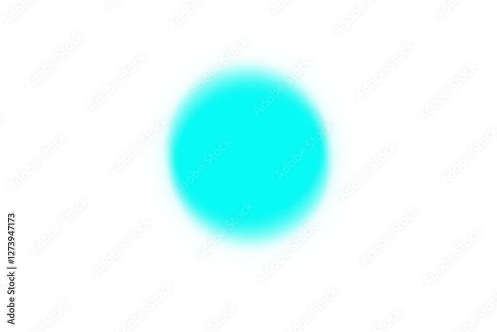 Poster blurred gradient circle glowing light effect isolated on transparent background,