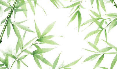 Fototapeta premium flowers and leaves in pictures illustrator2D