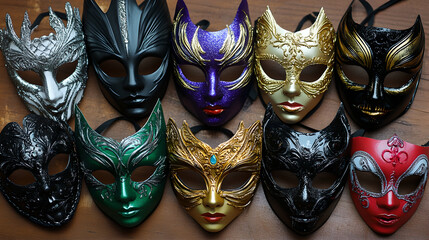 venetian carnival masks