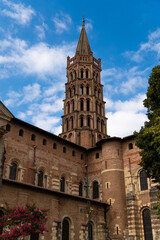 Fototapeta premium Temple Church Architecture City Center Toulouse France