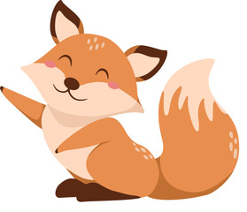Fox svg vector illustration