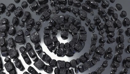 black stones