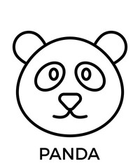 Animal icons outline black