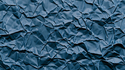 Fototapeta premium crumpled blue paper